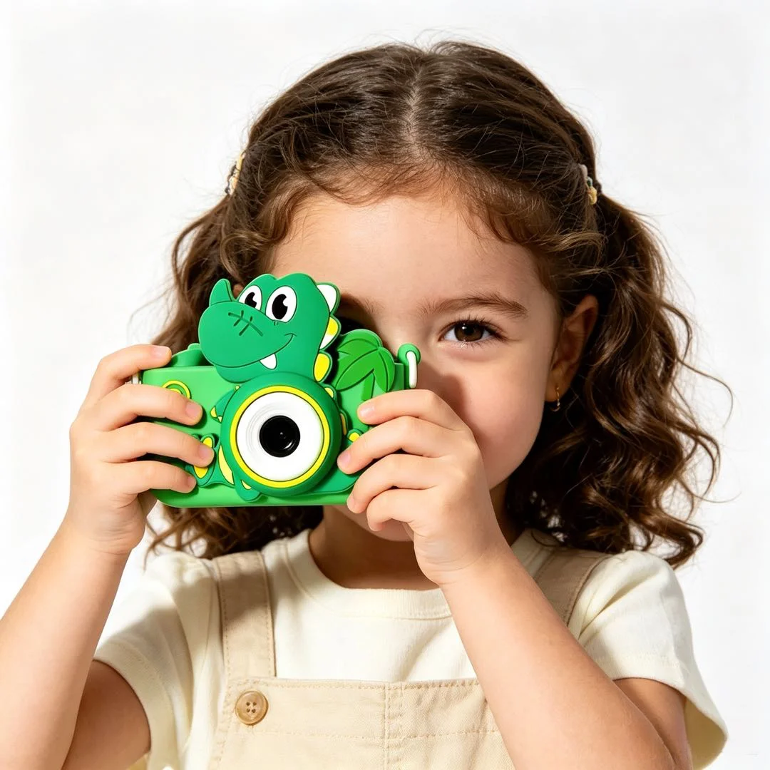 Kids Education Video - Dinosaur Kids Camera High Pixel Dual