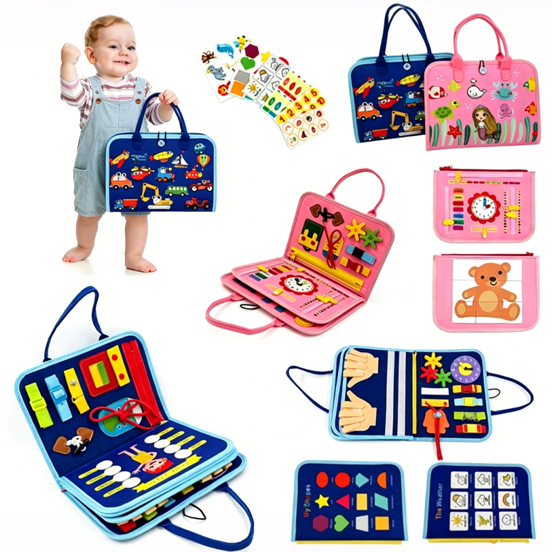 Kids Education Help - New Busy Board Montessori Toys for