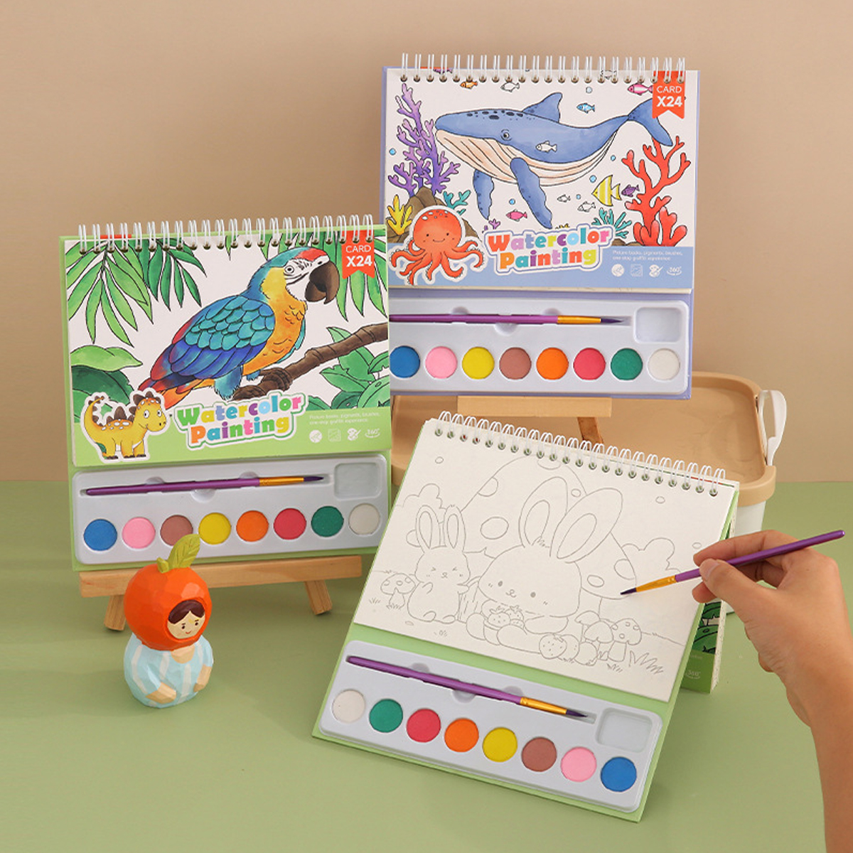 Kids Education Drawing - Children Early Education Coloring Book Set