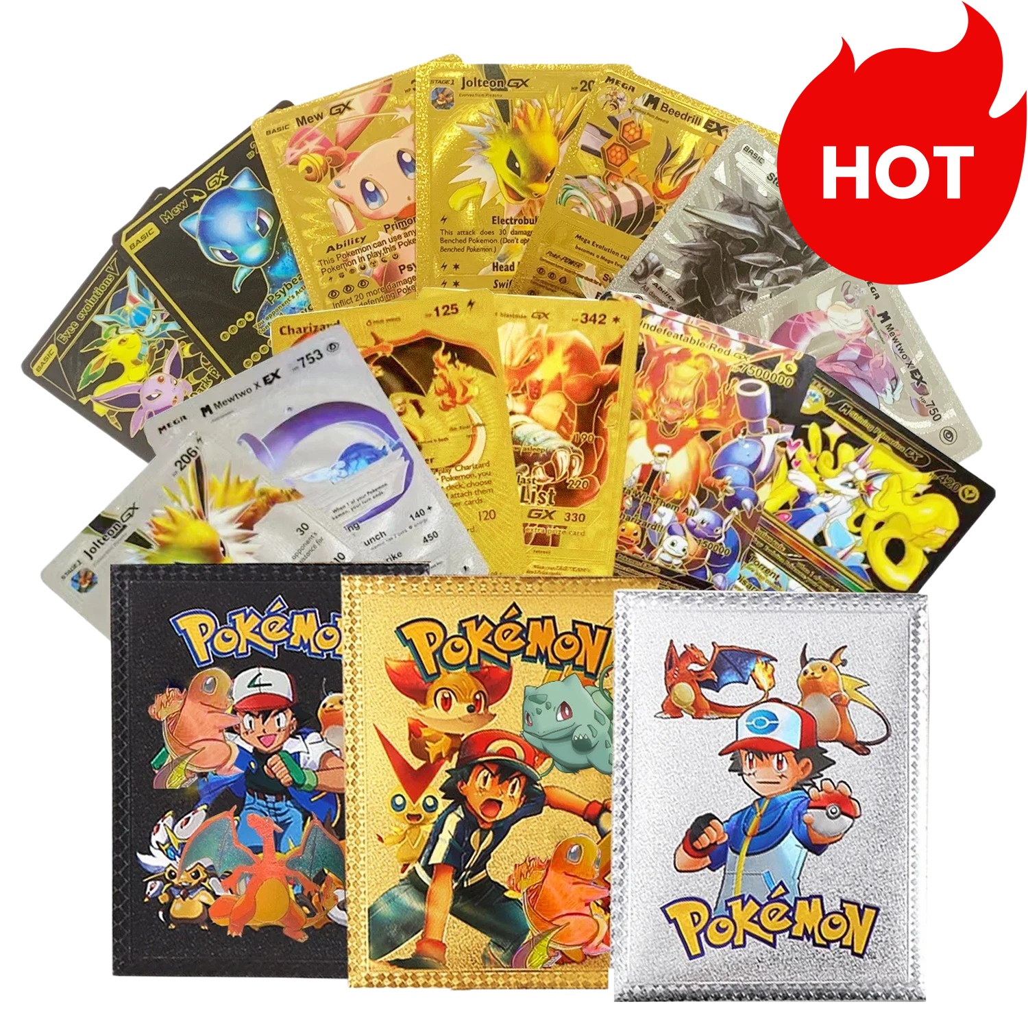 English Kids Education - Pokemon Card New Box Gold Silver