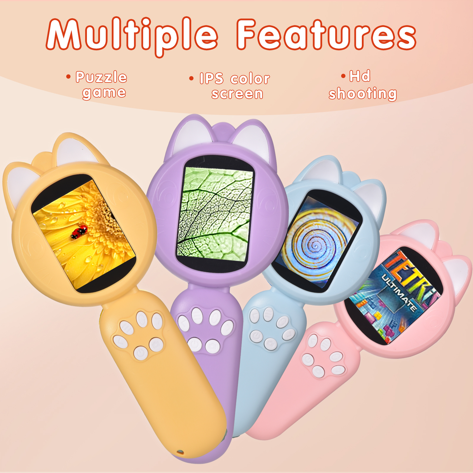 Kids Education Video - Kids Microscope with 2inch IPS Screen