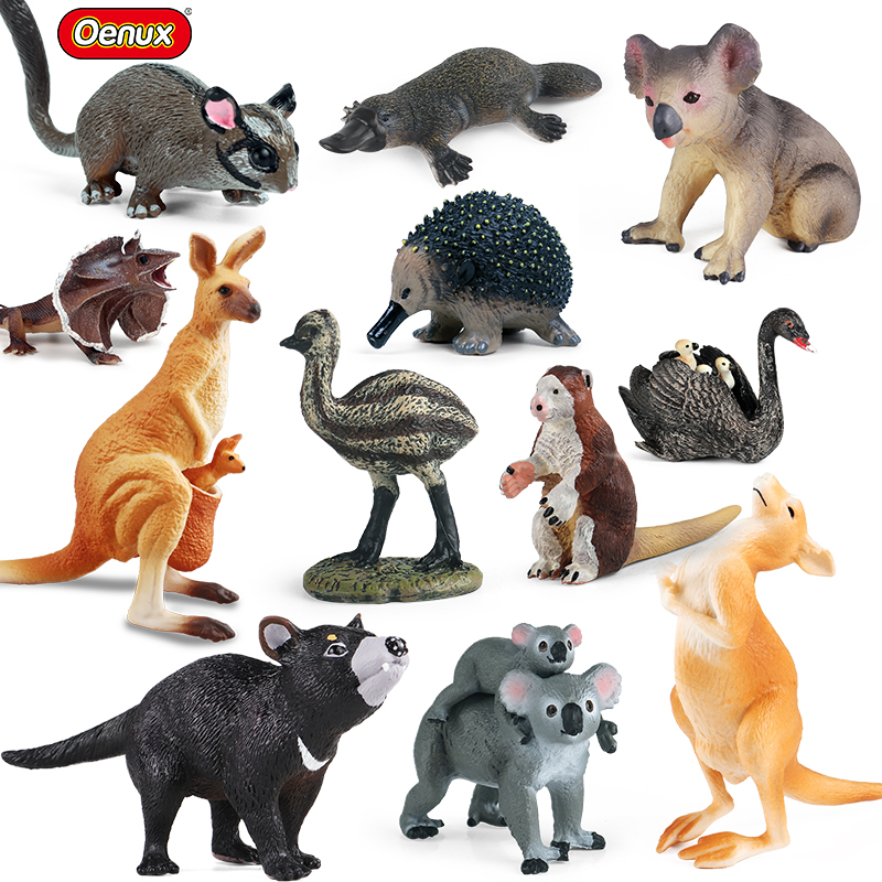 Kangaroo Kids Education - Oenux Classic Australian Wild Animals Kangaroos