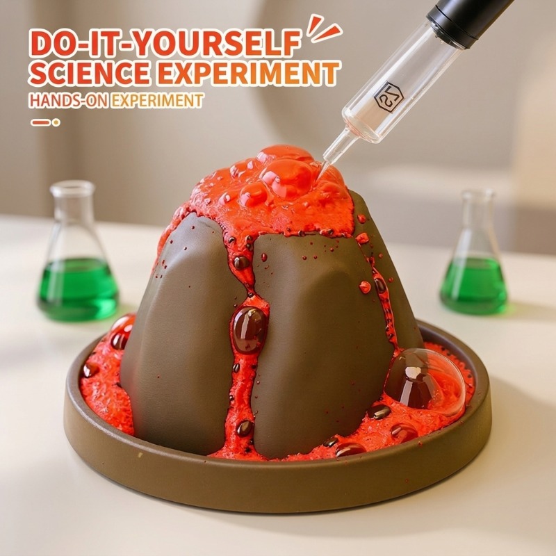 Science Kit Volcano - STEM DIY Volcano Eruption Science Experiment