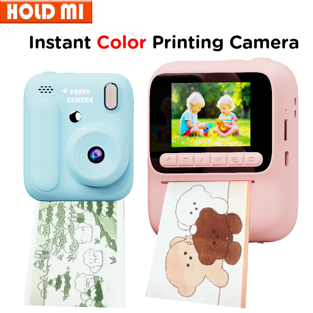 Kids Education Video - Kids Instant Color Printing Camera 1080P