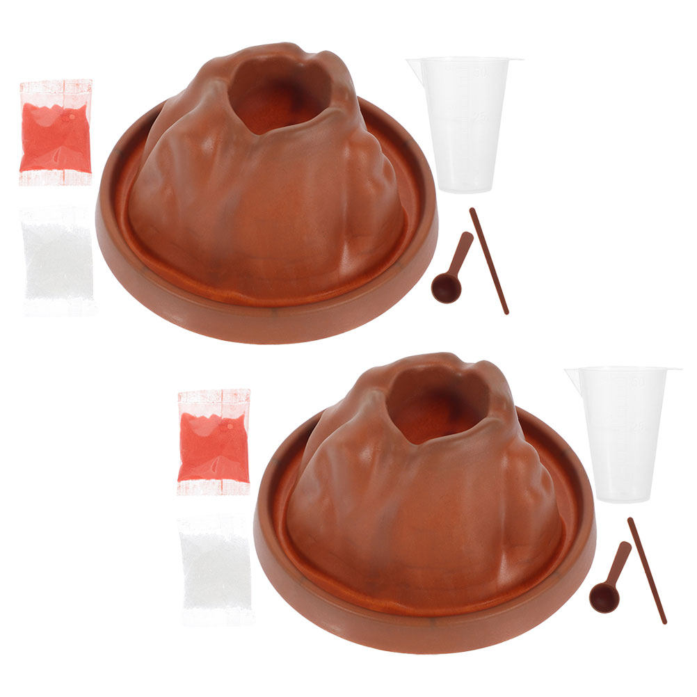 Science Kit Volcano - 2Sets Volcano Simulation Eruption Science Kit