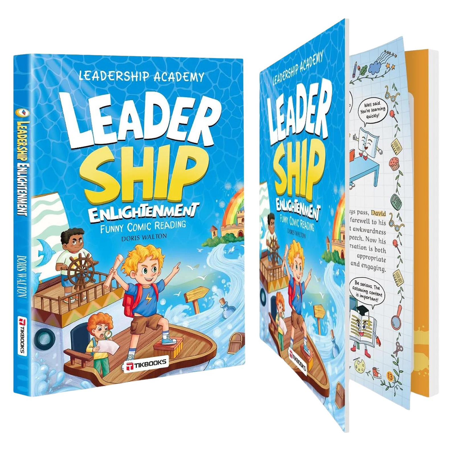 English Kids Education - Leadership Comic Workbook,Educational Comics for Cultivates