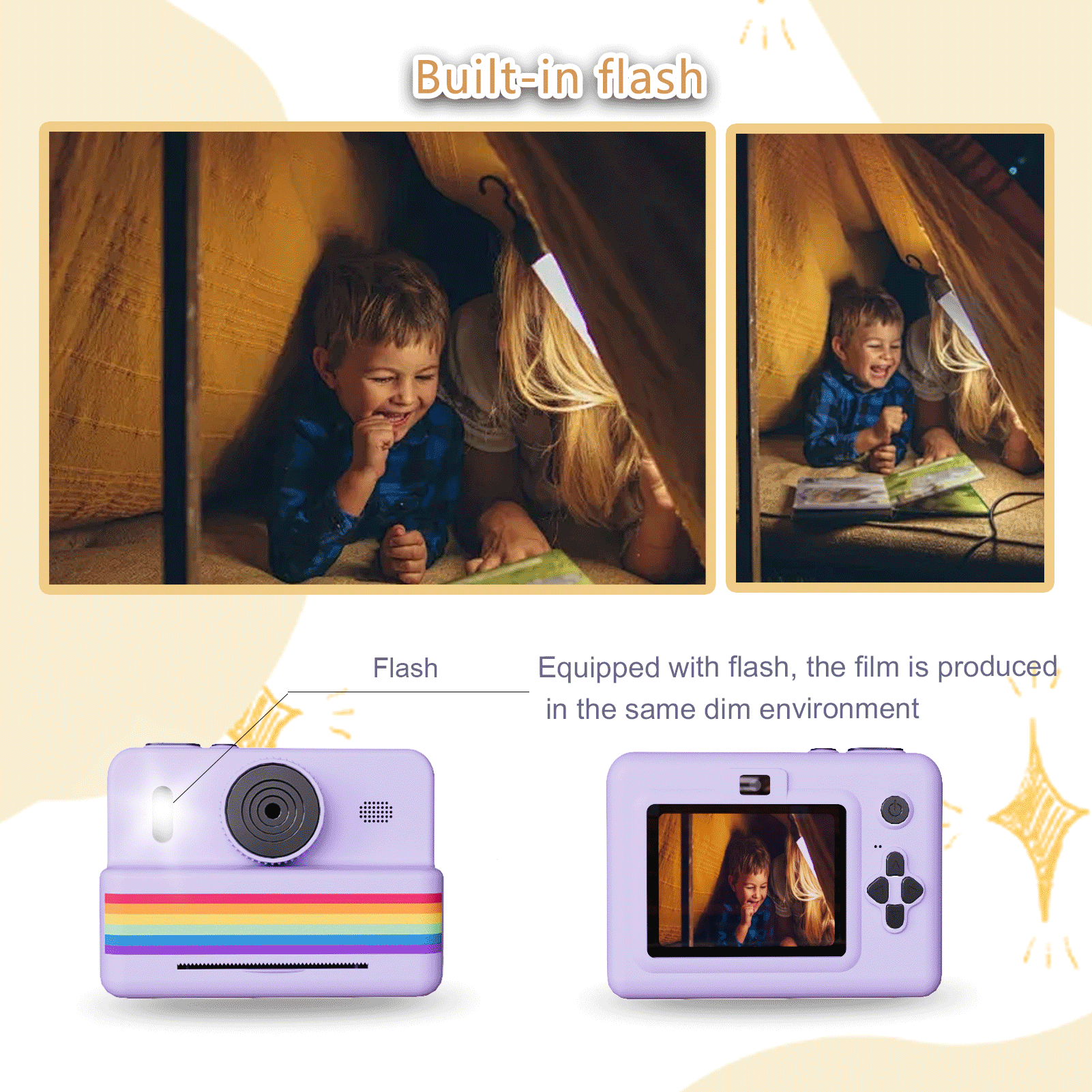 2.8 Inch Instant Print Camera, - Kids Education Video 리뷰 및 가격