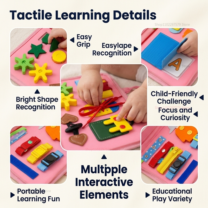 New Busy Board Montessori Toys - Kids Education Help 리뷰 및 가격