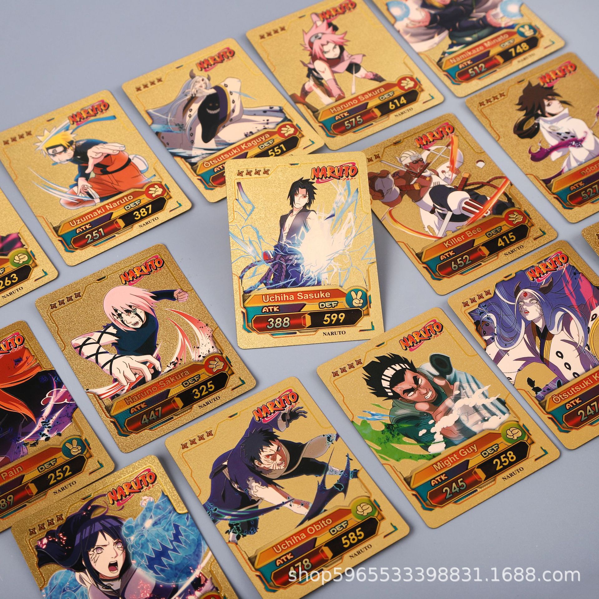 55pcs Naruto Card Gold English - English Kids Education 리뷰 및 가격