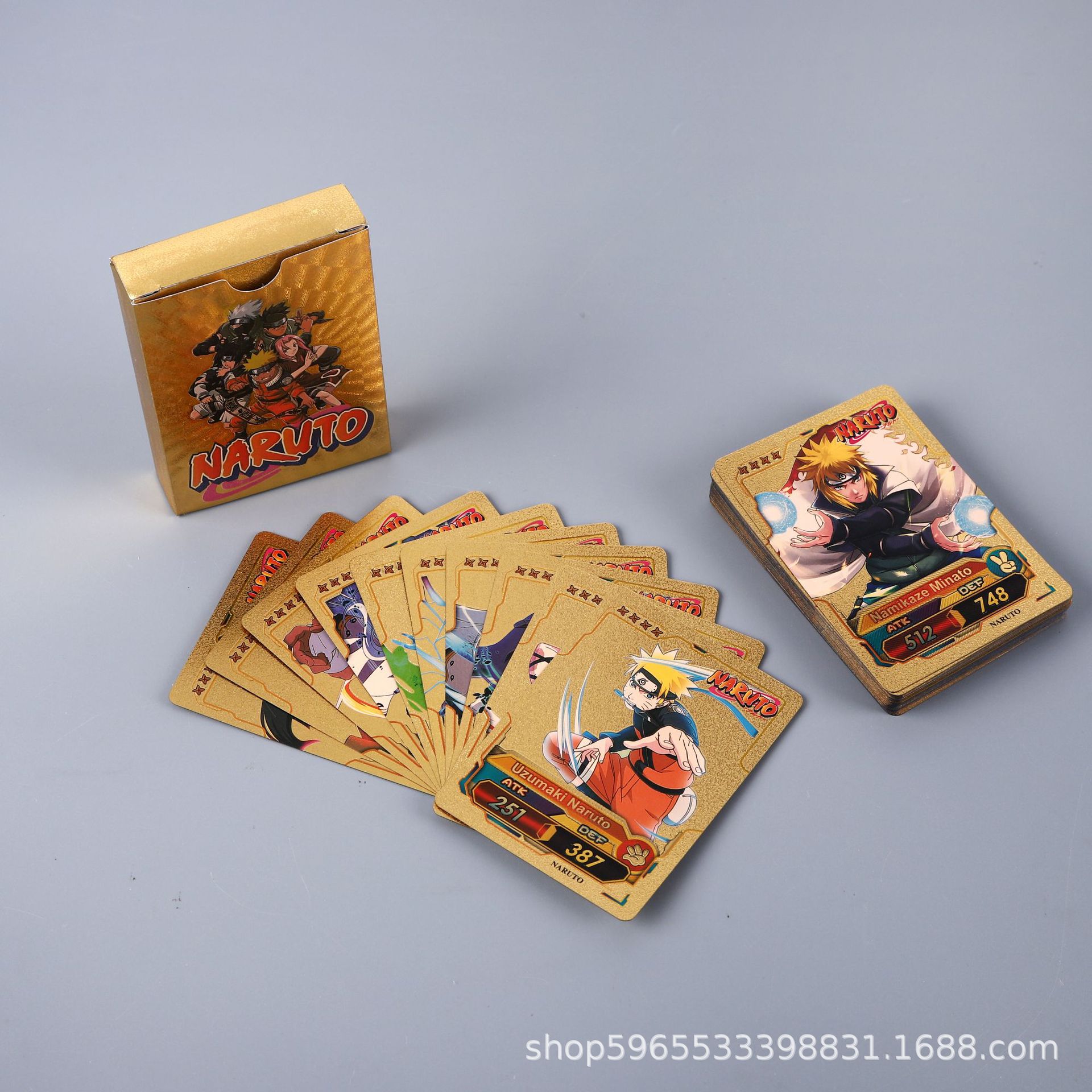 55pcs Naruto Card Gold English - English Kids Education 리뷰 및 가격