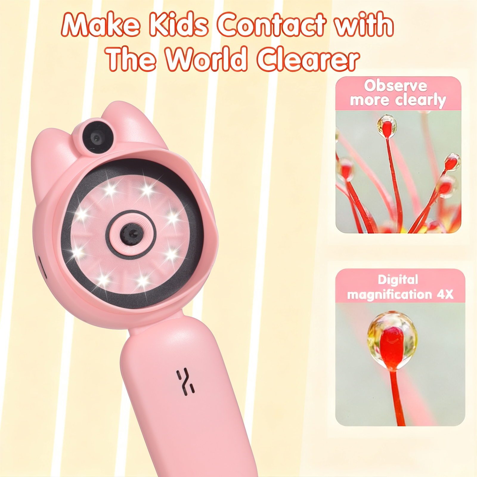 Kids Microscope with 2inch IPS - Kids Education Video 리뷰 및 가격