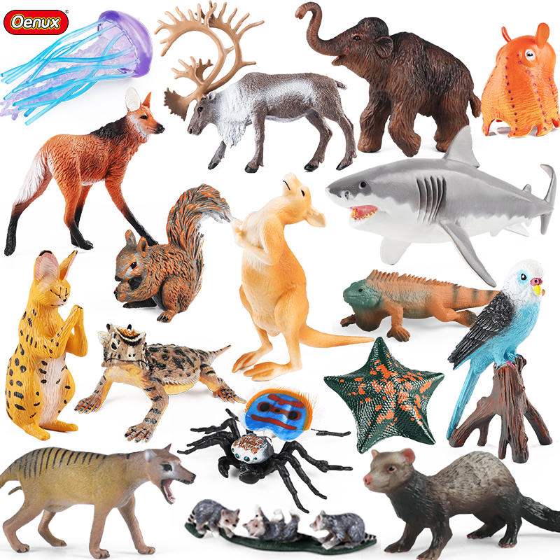 Oenux Zoo Forest Animals Model - Kangaroo Kids Education 리뷰 및 가격