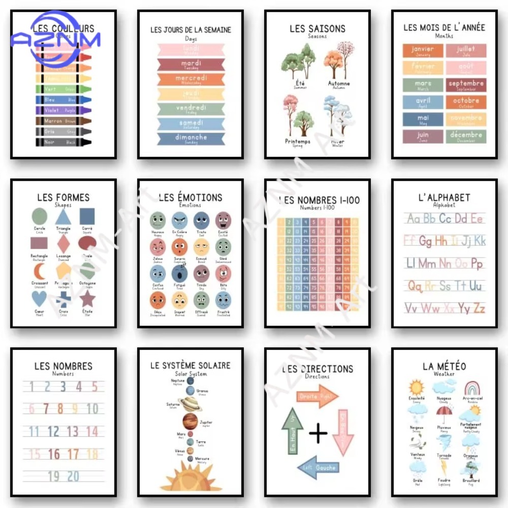 1Pc Bilingual French Education - Kids Education System 리뷰 및 가격