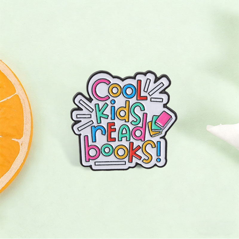 Cool Kids Read Books Enamel Pi - Inspirational Kids Education Quotes 리뷰 및 가격