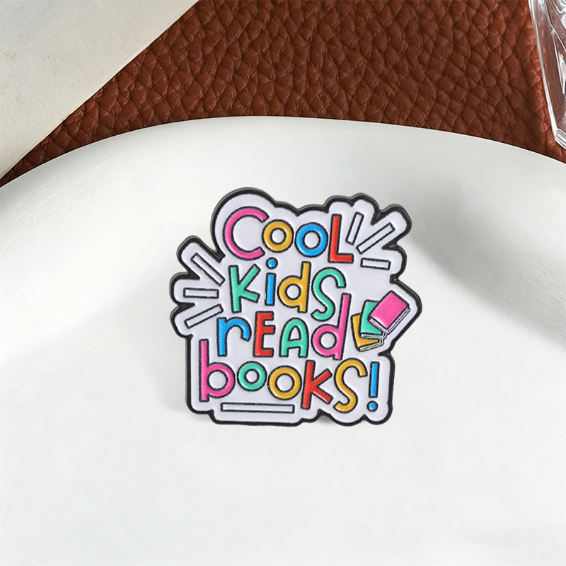 Cool Kids Read Books Enamel Pi - Inspirational Kids Education Quotes 리뷰 및 가격