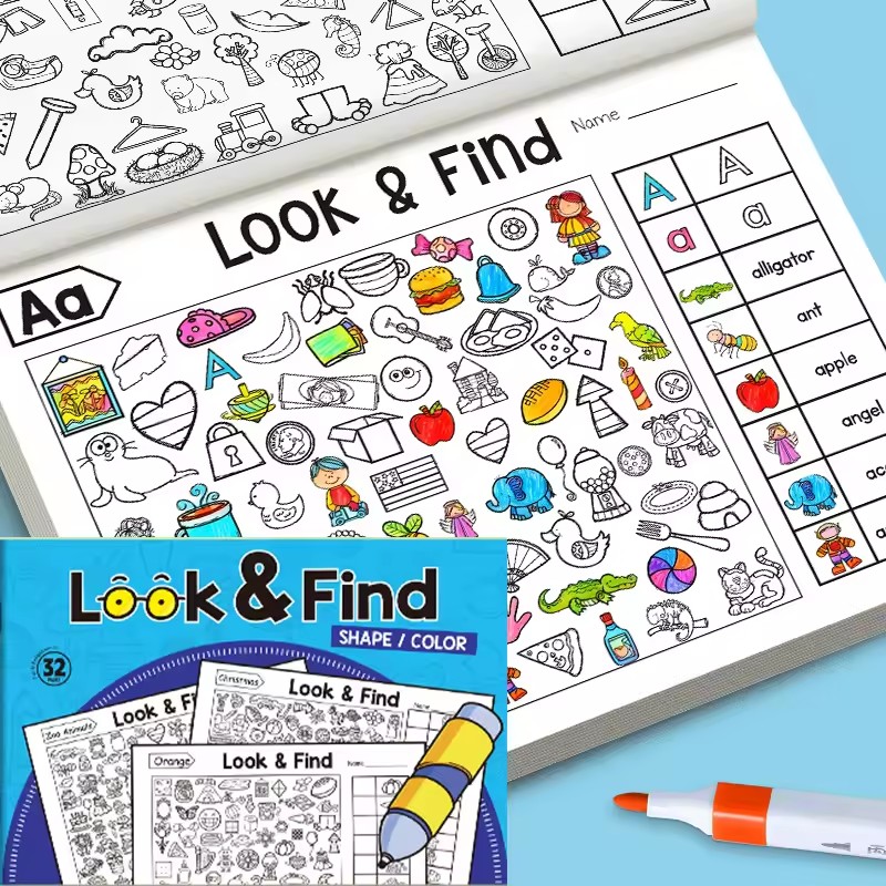 Look And Find Coloring Book fo - English Kids Education 리뷰 및 가격