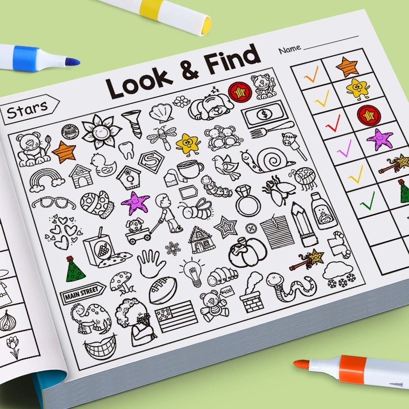 Look And Find Coloring Book fo - English Kids Education 리뷰 및 가격