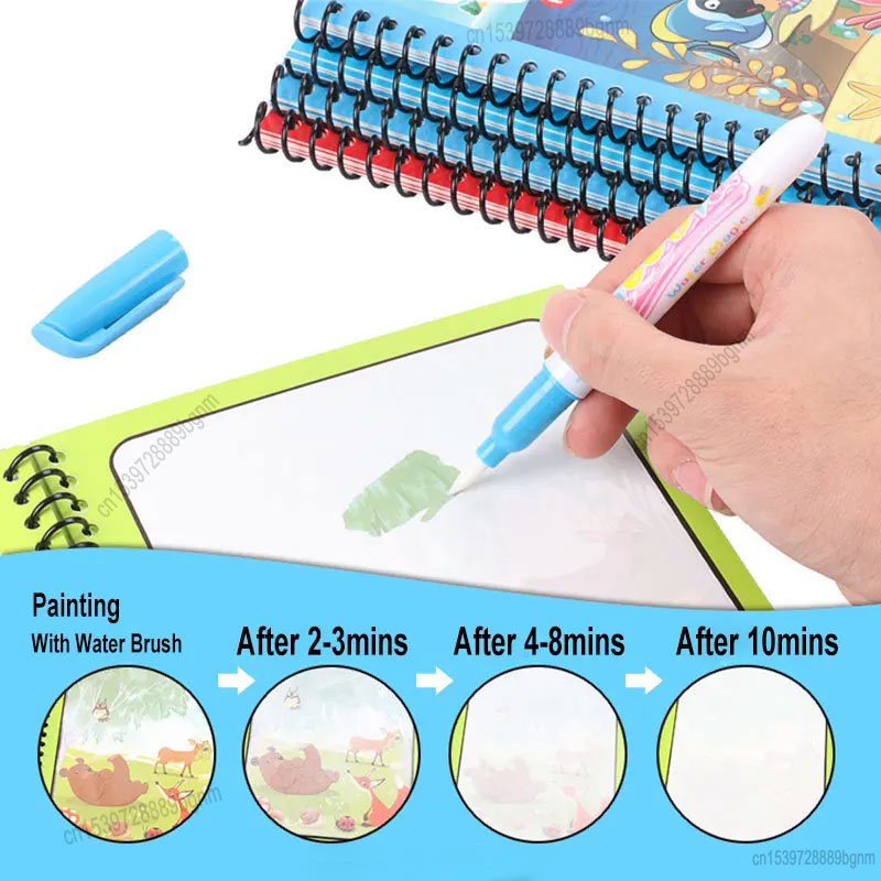 Cartoon Magic Water Painting C - Kids Education Drawing 리뷰 및 가격