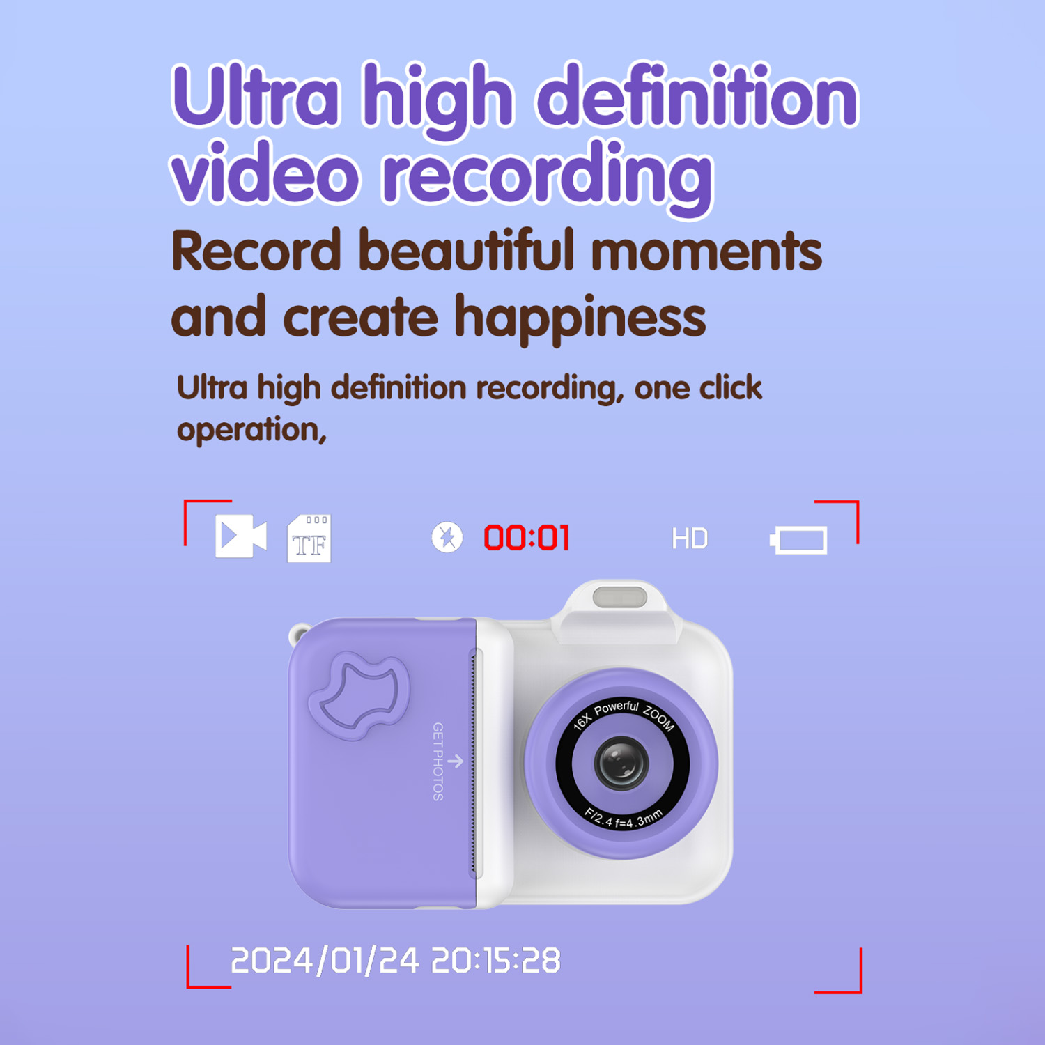 Children Digital Camera Instan - Kids Education Video 리뷰 및 가격
