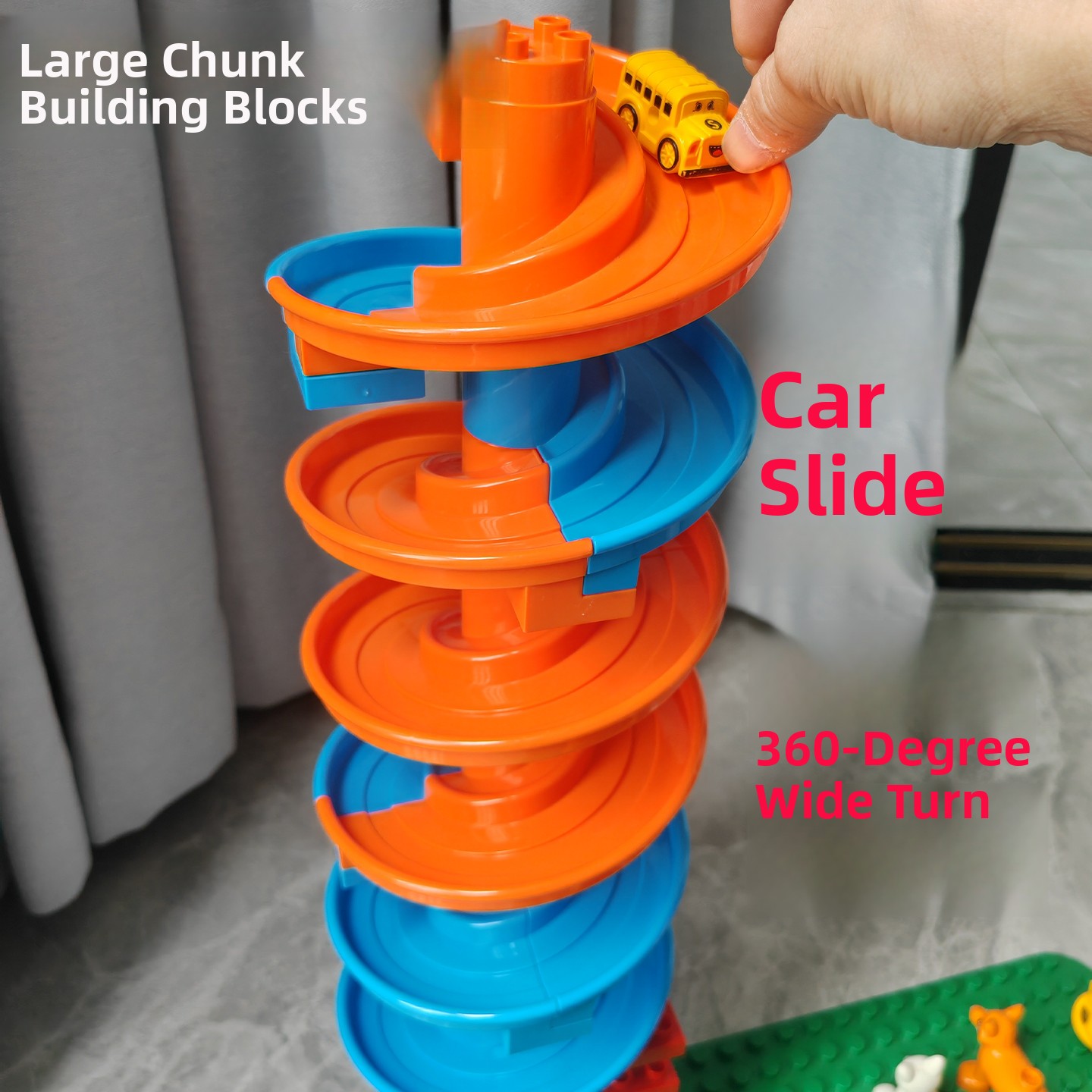 Large Particle Plastic Buildin - Kids Education Degree 리뷰 및 가격