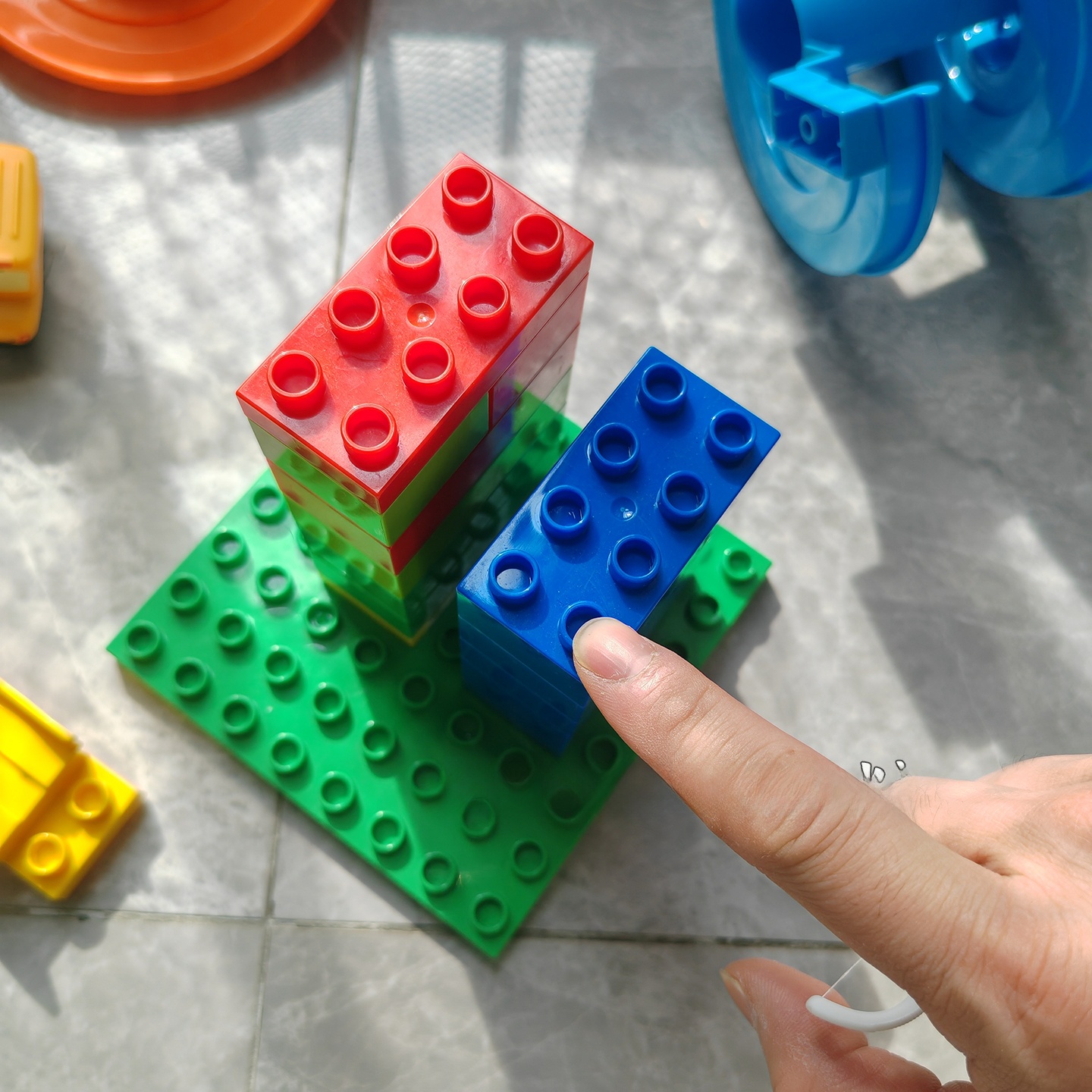 Large Particle Plastic Buildin - Kids Education Degree 리뷰 및 가격