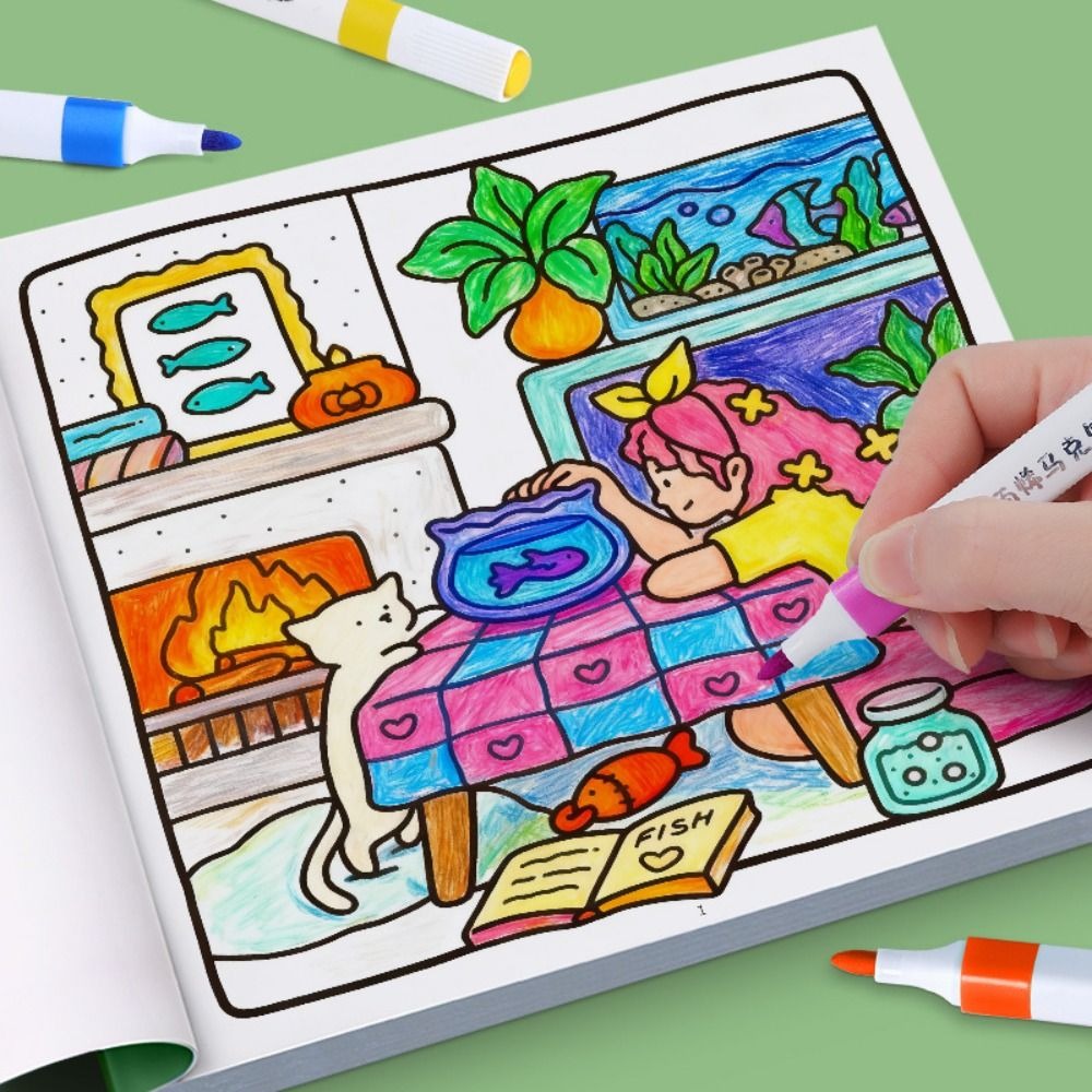 Creative DIY Coloring Book Edu - Kids Education Drawing 리뷰 및 가격