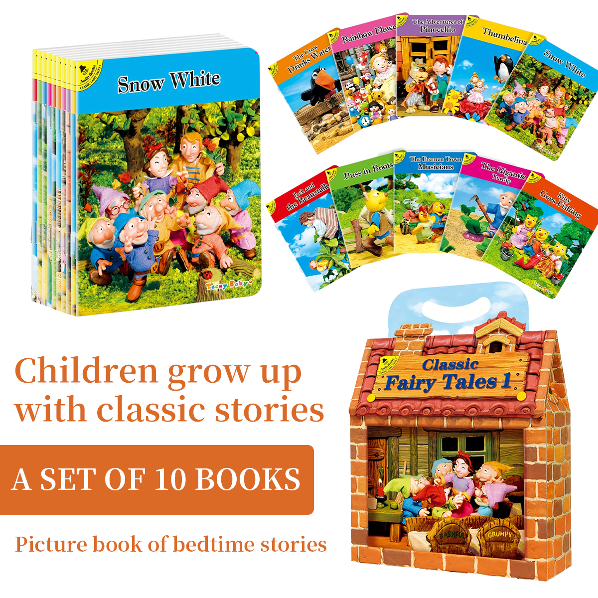 A Set Of 10 Classic Fairy Tale - Kids Education Help 리뷰 및 가격