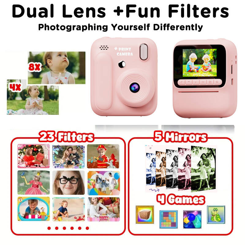 Kids Instant Color Printing Ca - Kids Education Video 리뷰 및 가격