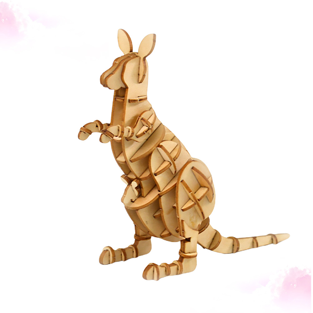 3D Kangaroo Puzzle Wooden Educ - Kangaroo Kids Education 리뷰 및 가격