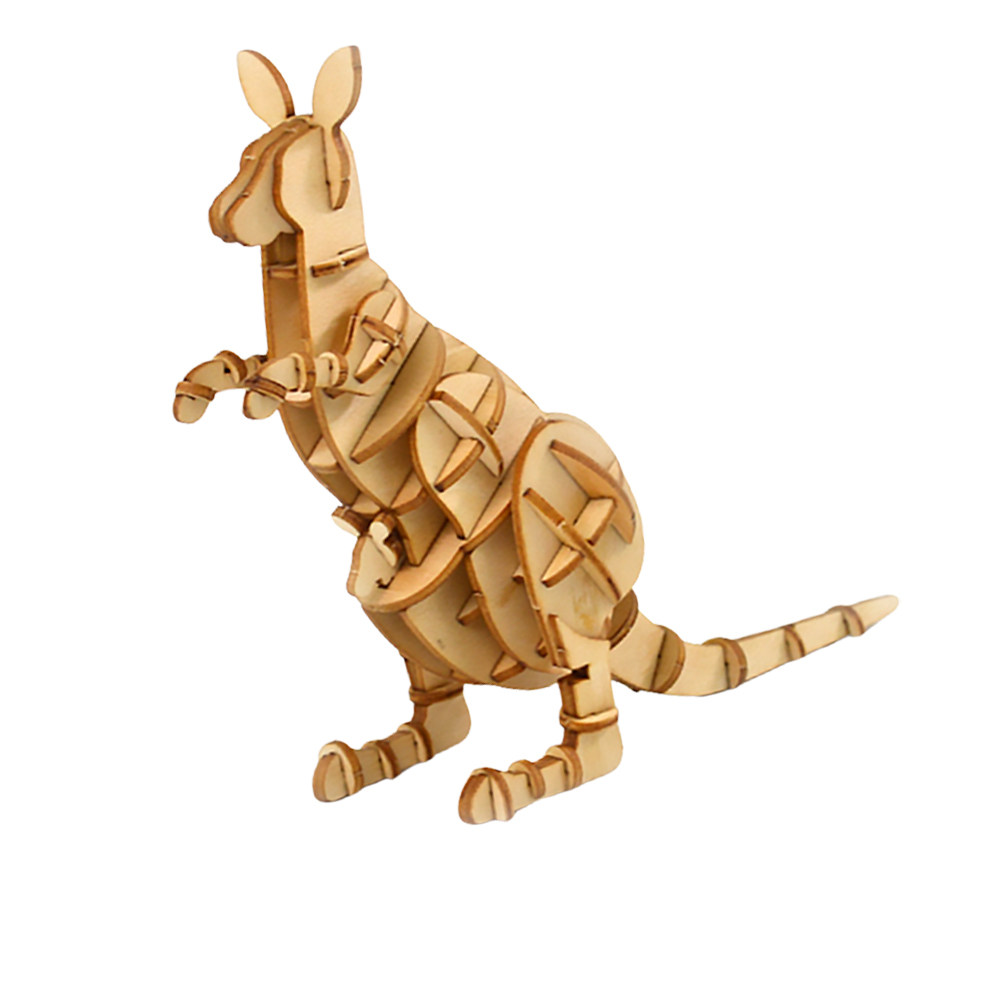 3D Kangaroo Puzzle Wooden Educ - Kangaroo Kids Education 리뷰 및 가격