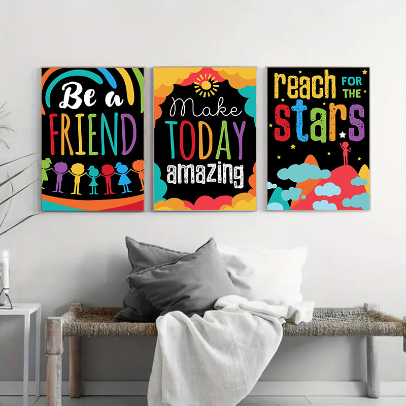 Colorful Cute Dream Big Quotes - Inspirational Kids Education Quotes 리뷰 및 가격
