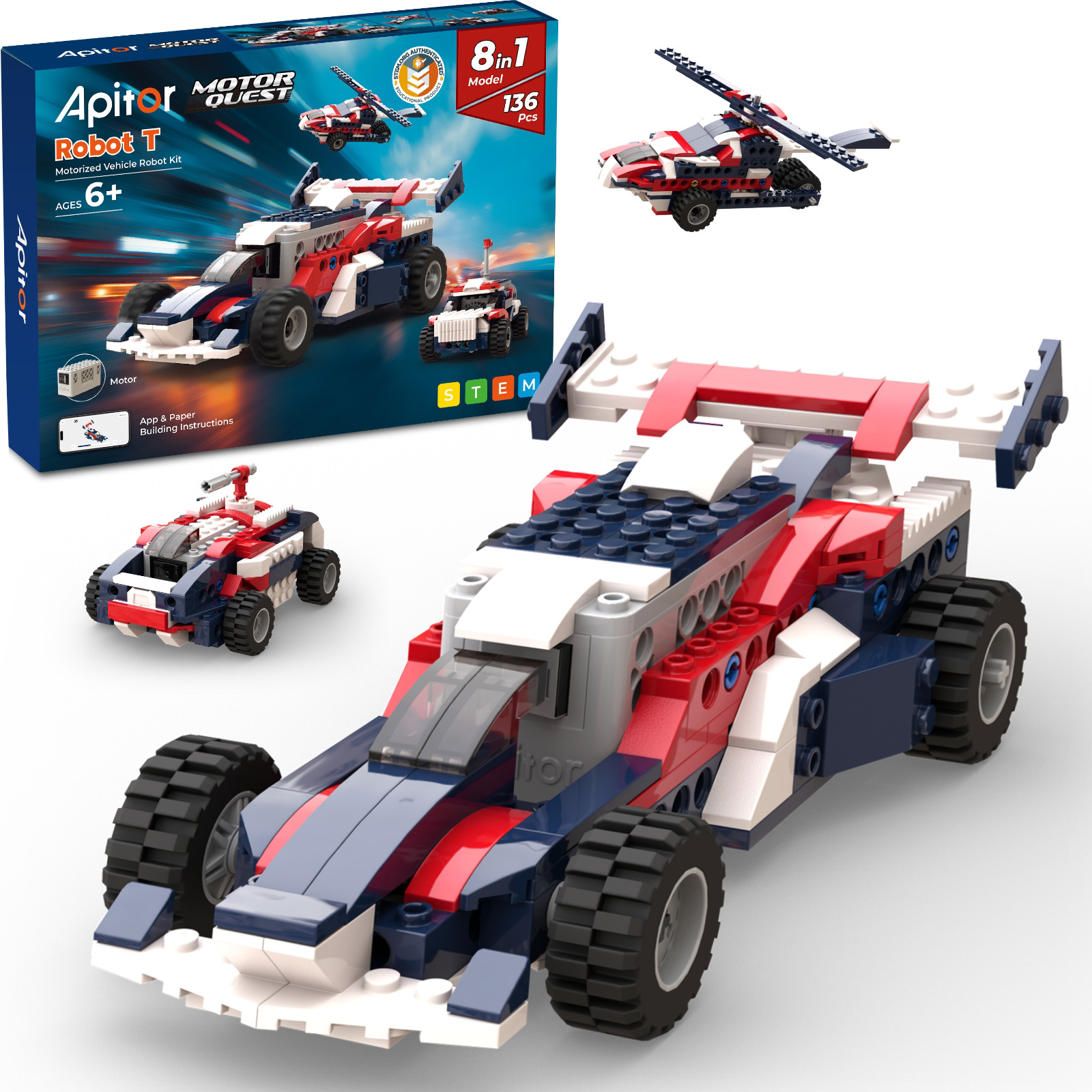 Apitor 8-in-1 STEM Building Bl - Kids Education Fun 리뷰 및 가격